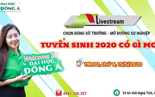 Livestream số 12: Điểm mới trong phương thức tuyển sinh năm 2020